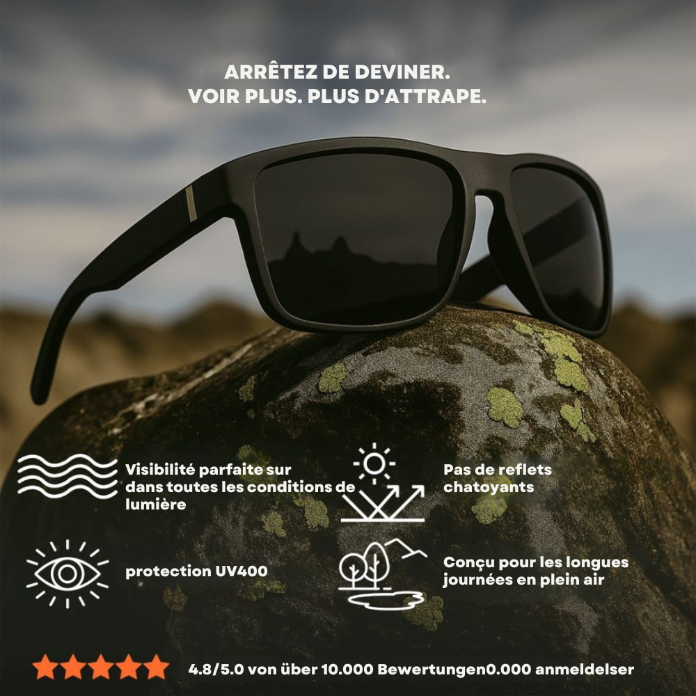 AquaVue™ | Premium-Sonnenbrille mit polarisierenden Gläsern für Angler