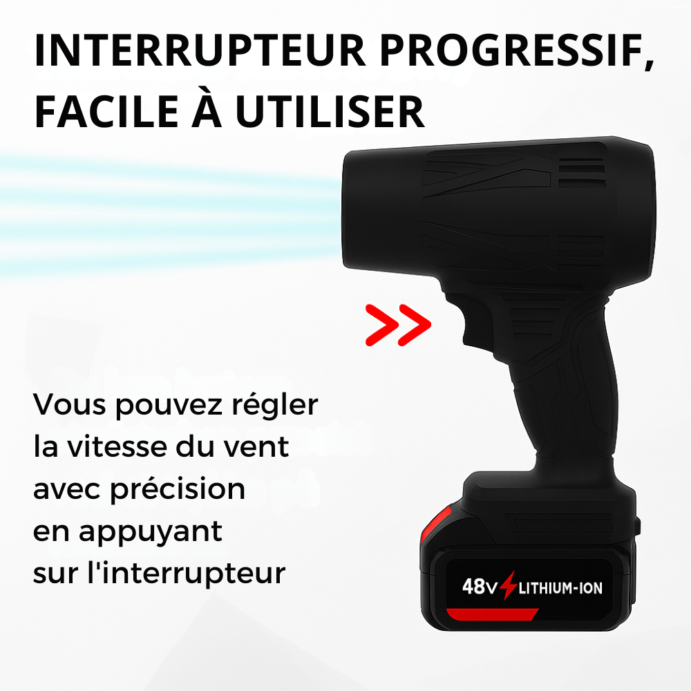 LeafBreeze™ | Akku-Laubbläser für die schnelle Beseitigung von Laub, Schmutz, Staub und alltäglichem Unrat