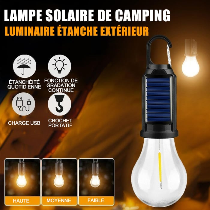 Nur noch heute im Angebot! 🔥 Neue Vintage-Solar-Campinglampe mit Haken (Modelljahr 2025)