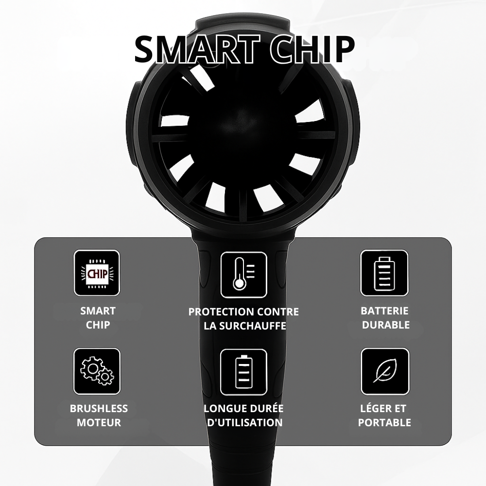 LeafBreeze™ | Akku-Laubbläser für die schnelle Beseitigung von Laub, Schmutz, Staub und alltäglichem Unrat