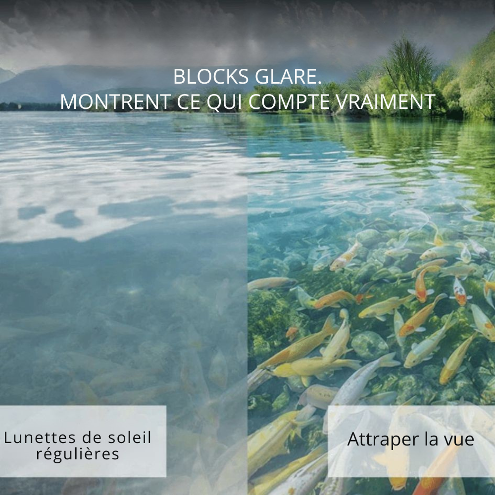 AquaVue™ | Premium-Sonnenbrille mit polarisierenden Gläsern für Angler