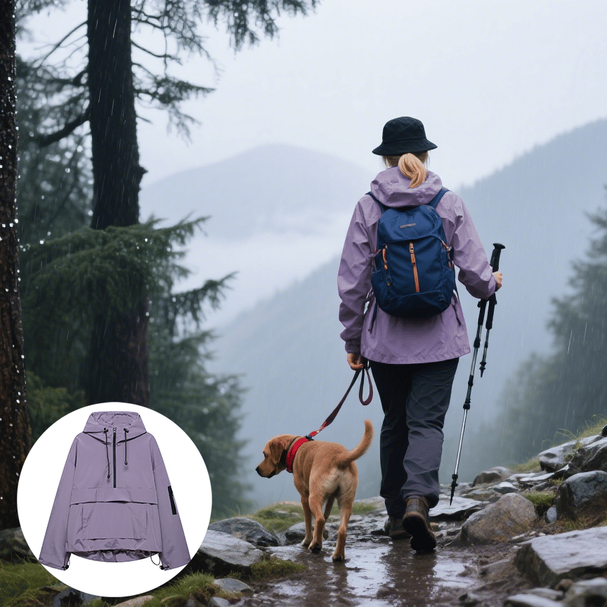💜LETZTER TAG – 50 % RABATT💦 Wasserdichte 3-in-1-Damenjacke – Regen, Wind und Kälte, alles kein Problem