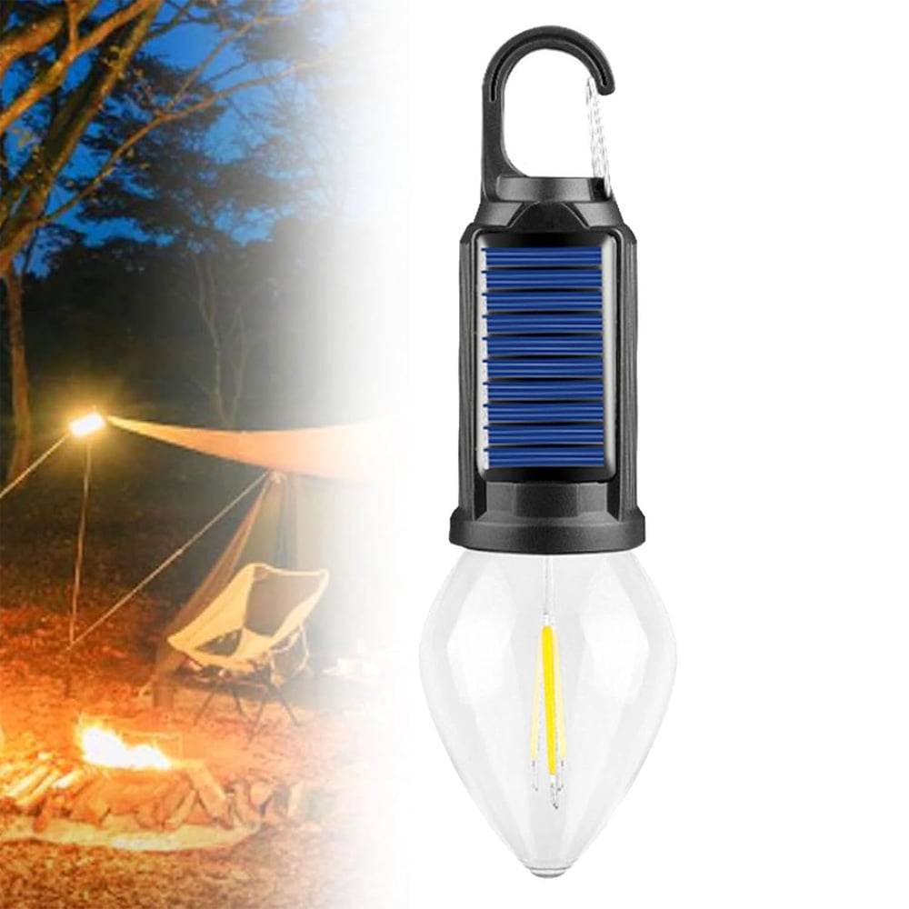 Nur noch heute im Angebot! 🔥 Neue Vintage-Solar-Campinglampe mit Haken (Modelljahr 2025)