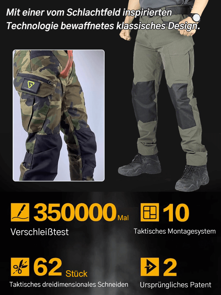 Herren elastische wasserdichte taktische Hose