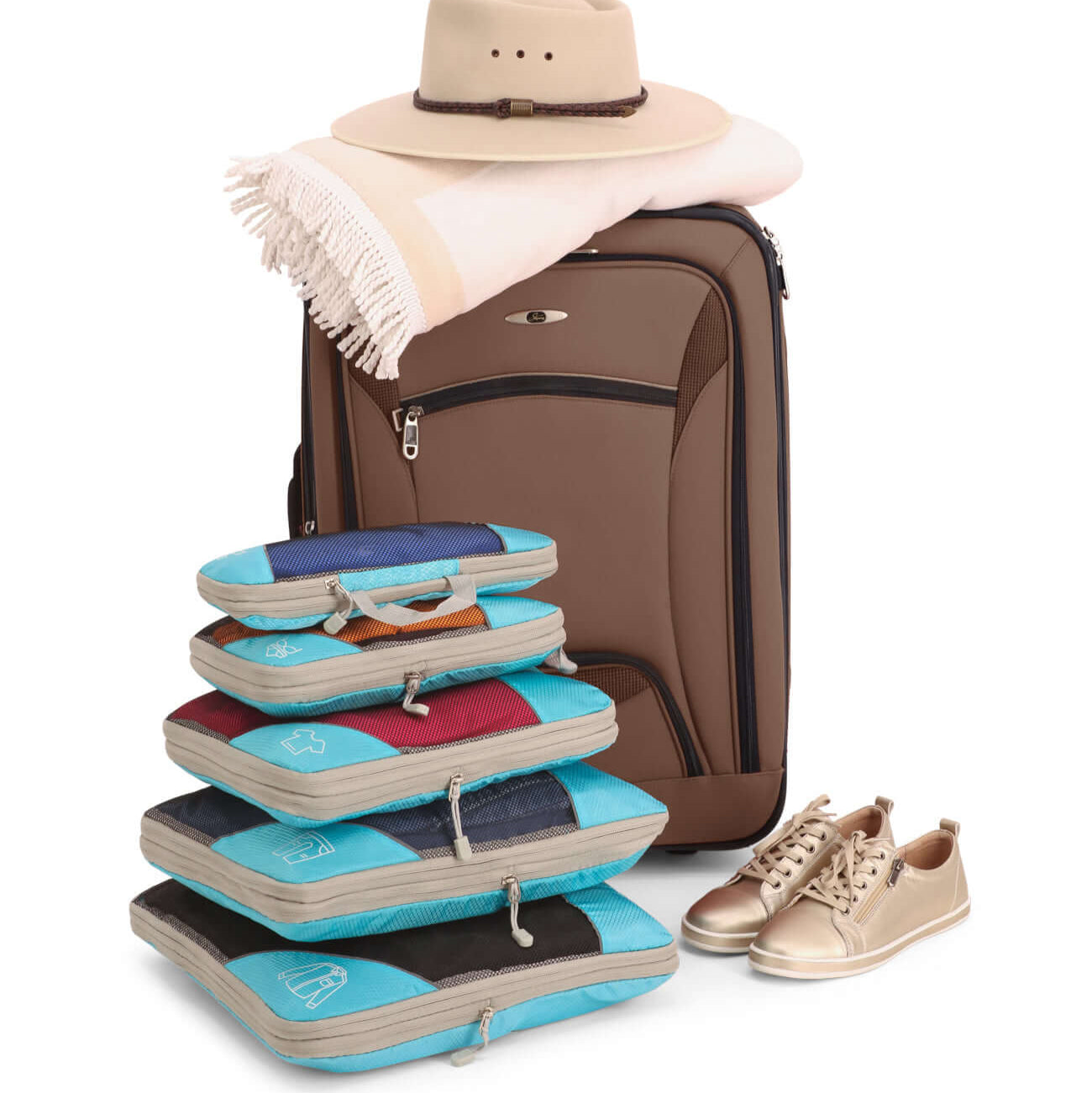 Packzy - Packung mit 5 Kompressionswürfeln