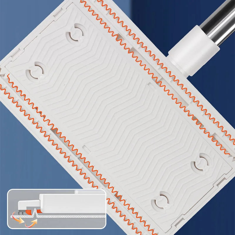 Einweg-Staubmopp mit 4 wiederverwendbaren Tüchern