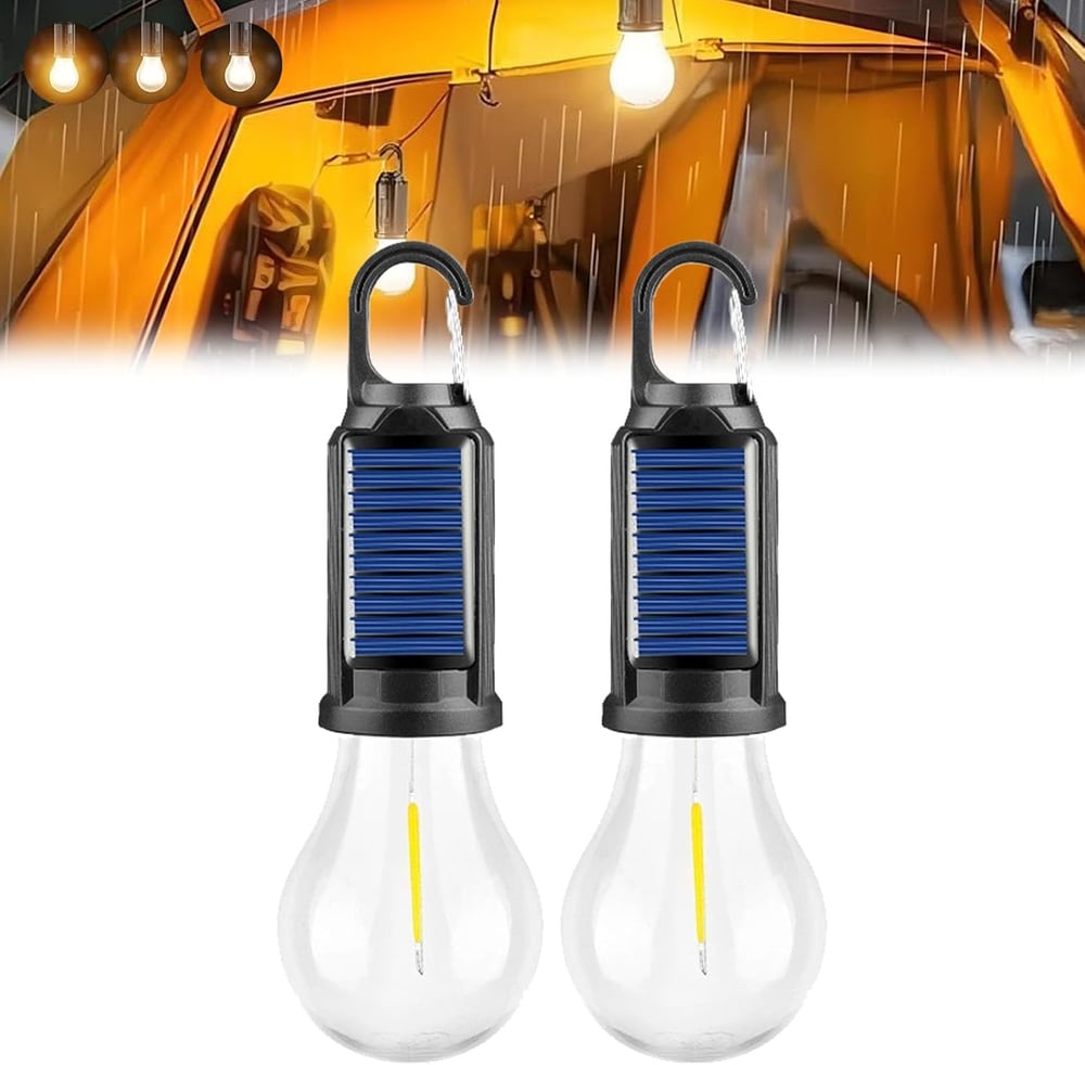 Nur noch heute im Angebot! 🔥 Neue Vintage-Solar-Campinglampe mit Haken (Modelljahr 2025)