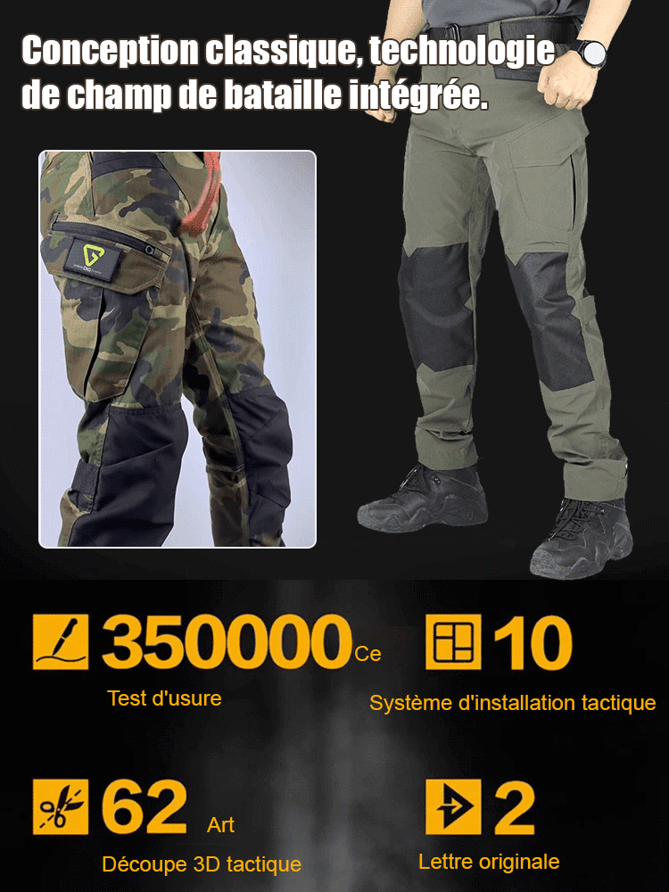 Wasserdichte und dehnbare taktische Herrenhose