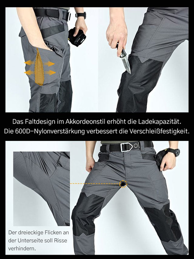 Herren elastische wasserdichte taktische Hose
