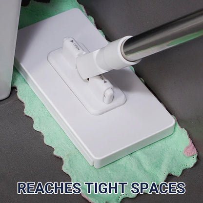 Einweg-Staubmopp mit 4 wiederverwendbaren Tüchern