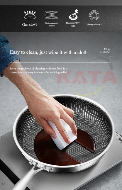 🏠🚀50 % Rabatt!!! 🍳Hochwertige Antihaft-Bratpfanne mit Deckel