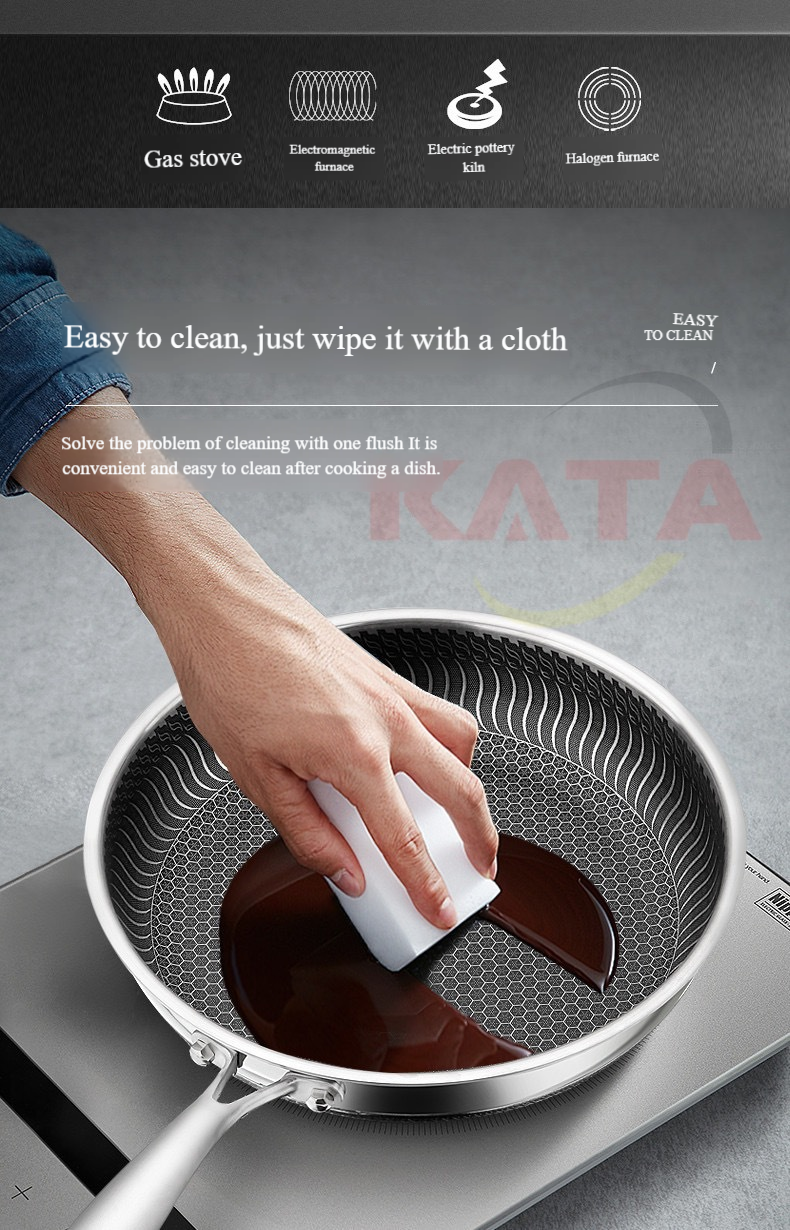 🏠🚀50 % Rabatt!!! 🍳Hochwertige Antihaft-Bratpfanne mit Deckel