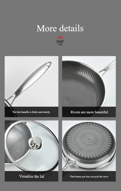 🏠🚀50 % Rabatt!!! 🍳Hochwertige Antihaft-Bratpfanne mit Deckel