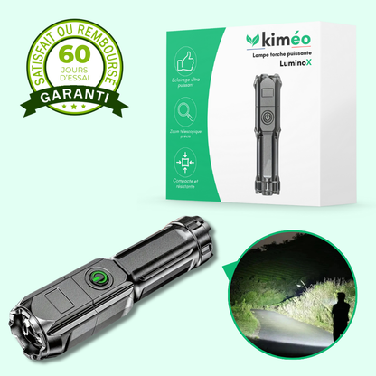 LuminoX – Leistungsstarke Taschenlampe mit Teleskopzoom