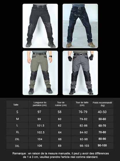 Wasserdichte und dehnbare taktische Herrenhose 