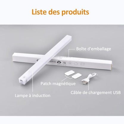 Wiederaufladbare magnetische LED-Leuchten mit intelligentem Sensor, kein Bohren erforderlich