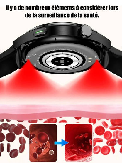 WATCH4PRO Smartwatch für Weltraumforschung mit rundem Bildschirm 