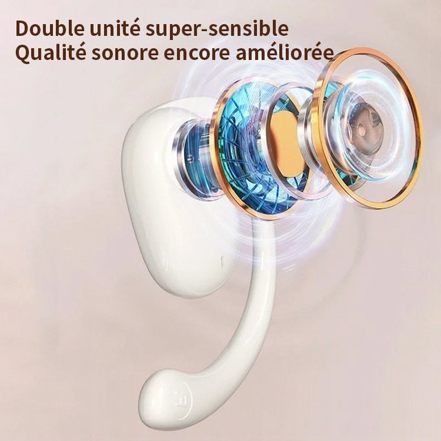 OWS Bluetooth-Kopfhörer mit 80°-Drehgelenk 