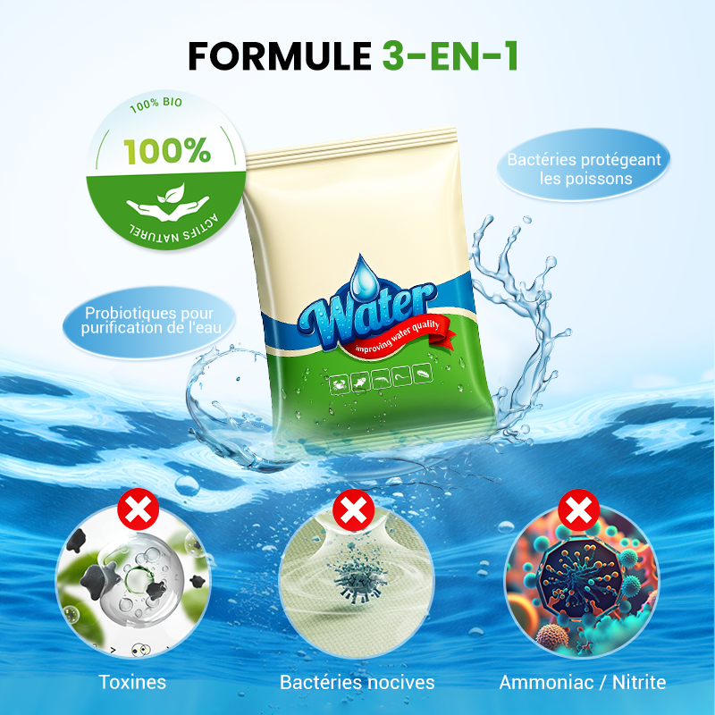 🌊500 g Premium-Teichpflegepulver | Wasserklärer &amp; Algenbekämpfung🐟🌿 