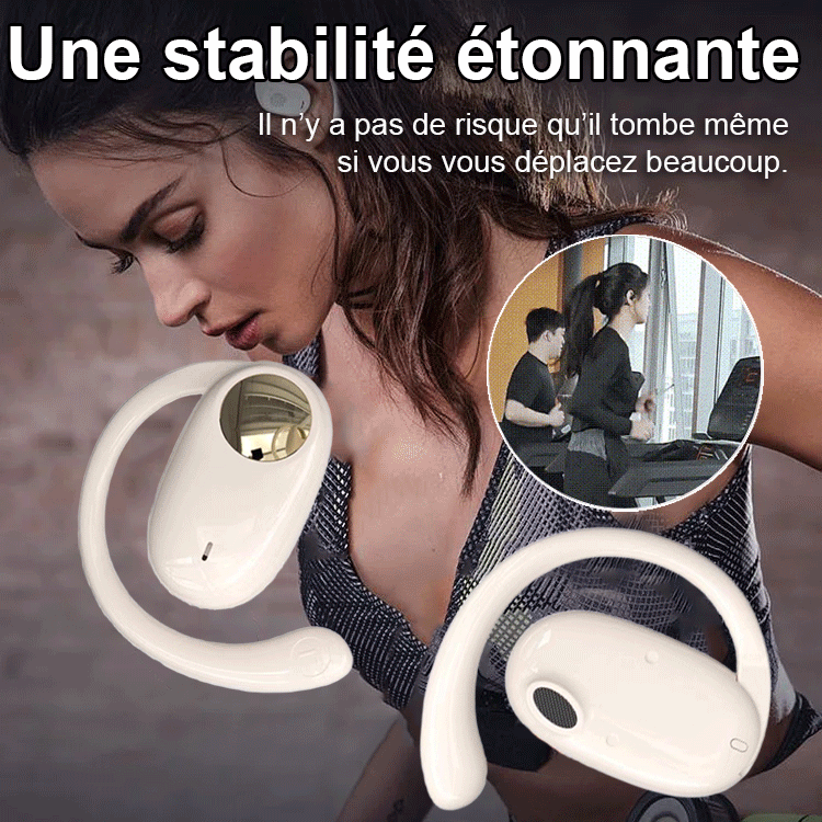 OWS Bluetooth-Kopfhörer mit 80°-Drehgelenk 