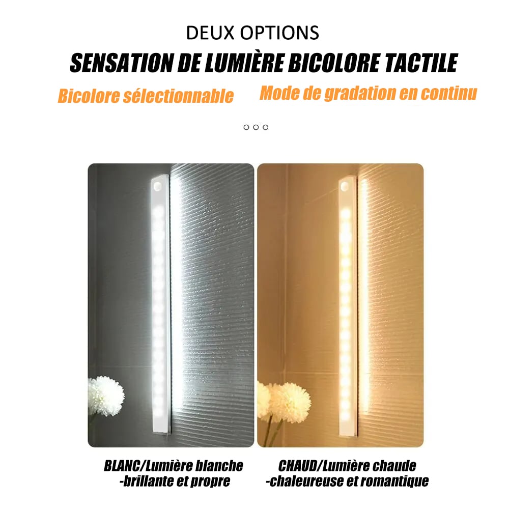 Wiederaufladbare magnetische LED-Leuchten mit intelligentem Sensor, kein Bohren erforderlich