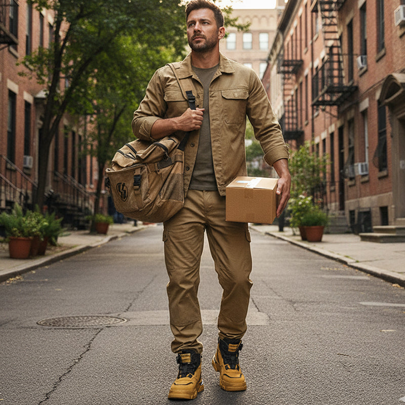 ⏳Offre spéciale à durée limitée⏰ Chaussures de travail pour hommes à boucle pivotante pour l'extérieur (imperméables, antidérapantes, confortables et respirantes)