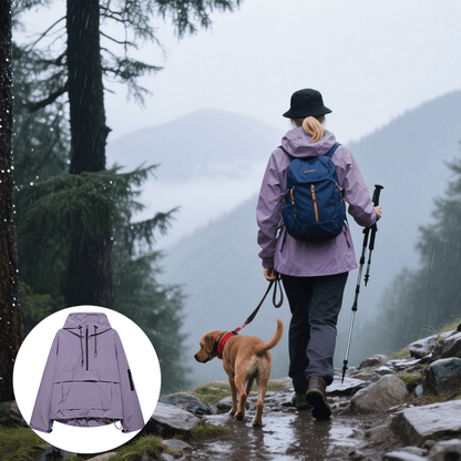 💜LETZTER TAG – 50 % RABATT💦 Wasserdichte 3-in-1-Damenjacke – Regen, Wind und Kälte, alles kein Problem