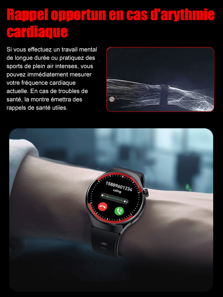 WATCH4PRO Smartwatch für Weltraumforschung mit rundem Bildschirm 