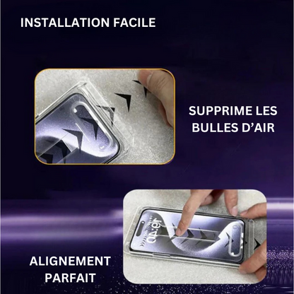 3-in-1-Smartphone-Displayschutzfolie (iPhone und Samsung), neue Generation