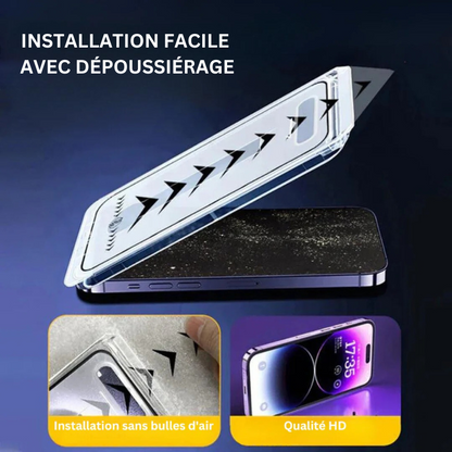 3-in-1-Smartphone-Displayschutzfolie (iPhone und Samsung), neue Generation