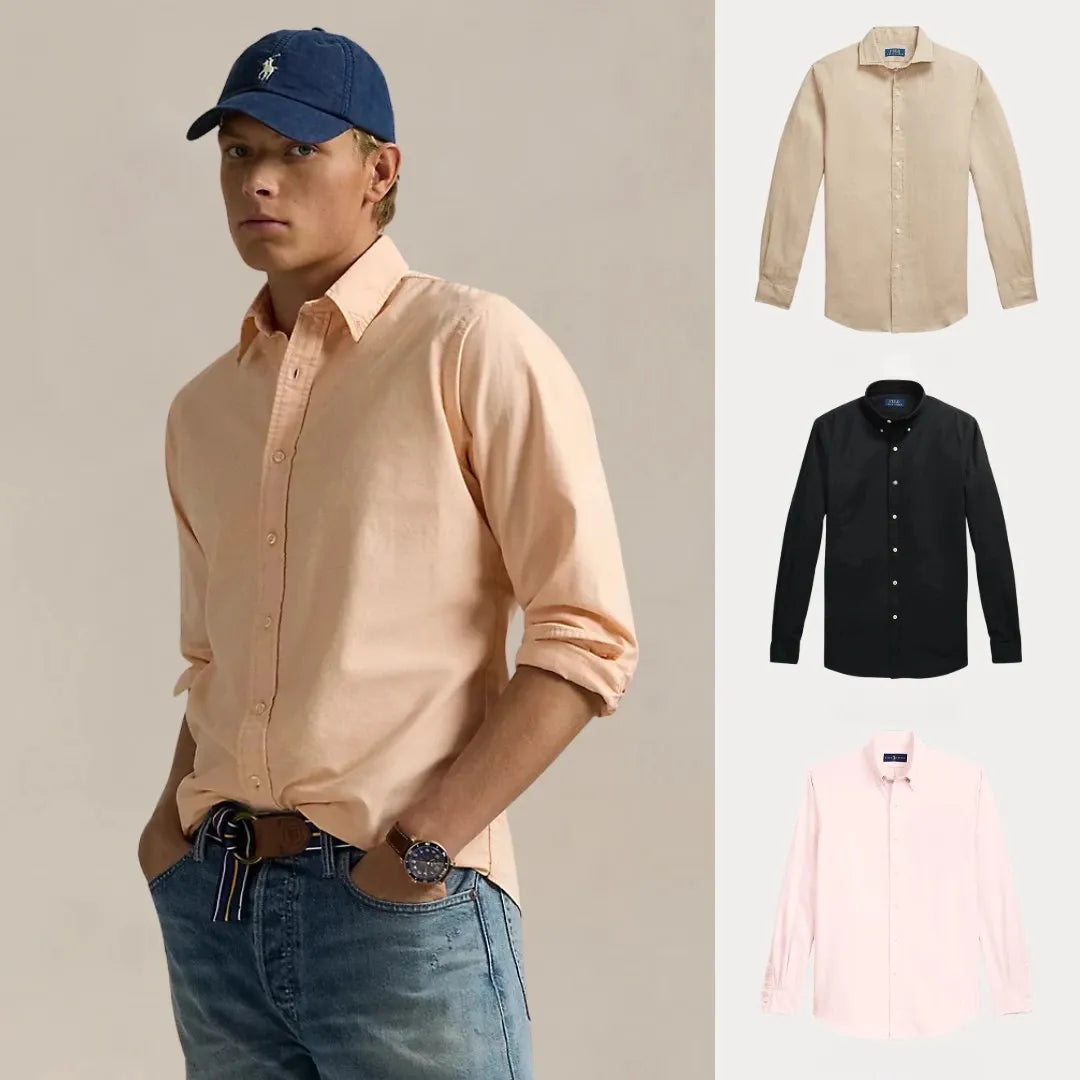 Kaufen Sie 1, erhalten Sie 3 – Oxford Classic Hemden-Trio-Set