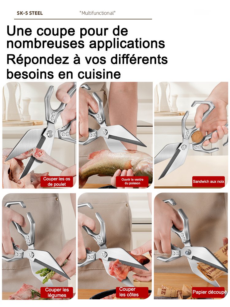 Neue und verbesserte SK5 Hühnerknochenschere mit großem Scherkopf 