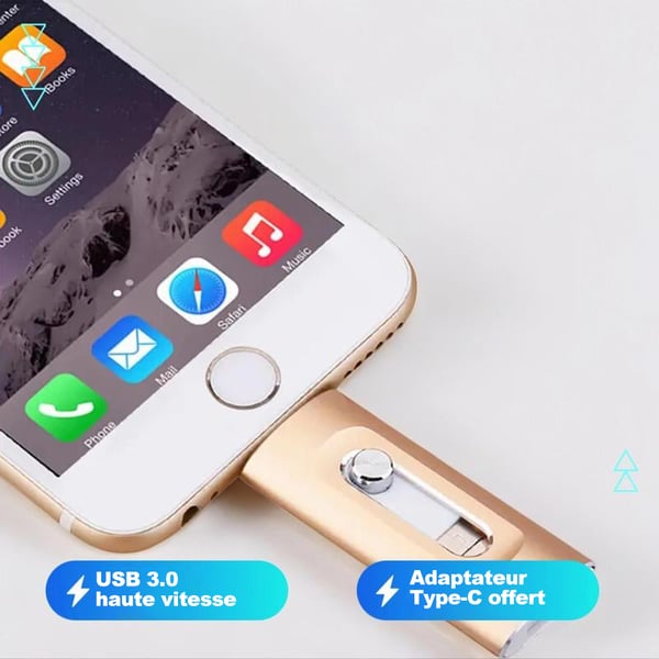 LETZTER TAG: 49 % Rabatt ⚡ 3-in-1 USB 3.0-Flash-Laufwerk, Hochgeschwindigkeits-Speichergerät