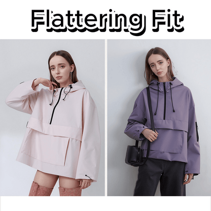 💜LETZTER TAG – 50 % RABATT💦 Wasserdichte 3-in-1-Damenjacke – Regen, Wind und Kälte, alles kein Problem