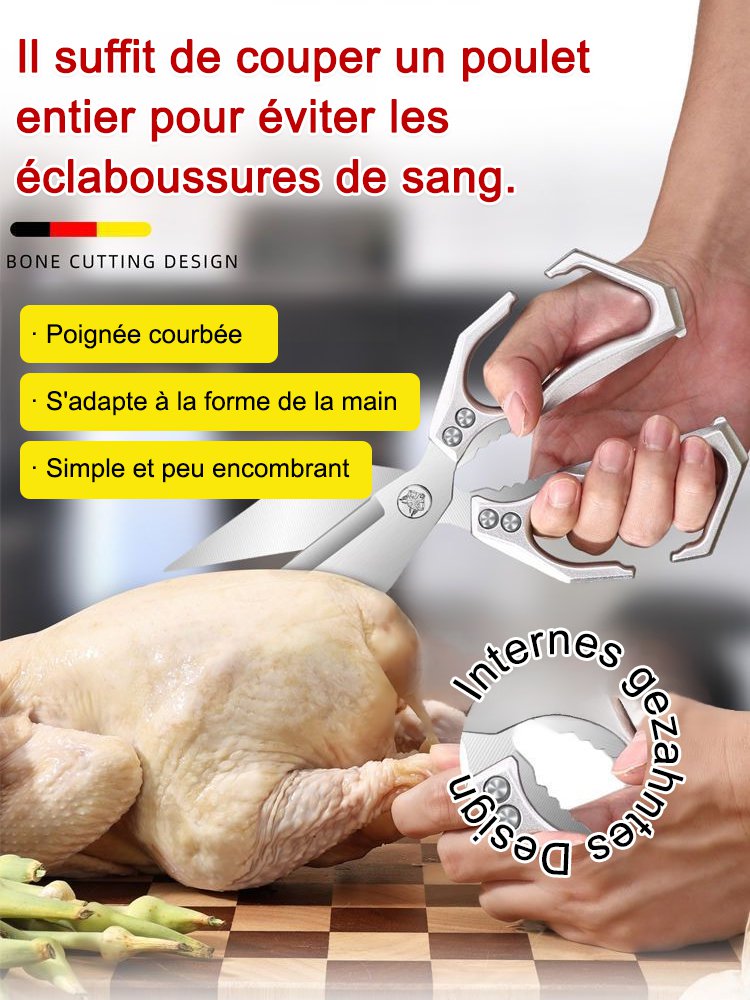 Neue und verbesserte SK5 Hühnerknochenschere mit großem Scherkopf 