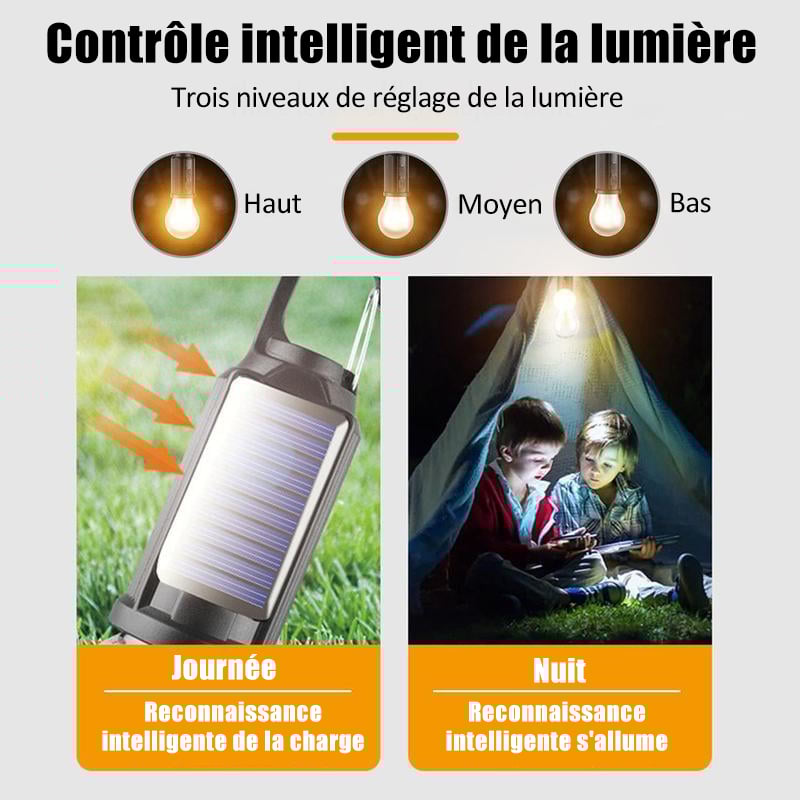 Nur noch heute im Angebot! 🔥 Neue Vintage-Solar-Campinglampe mit Haken (Modelljahr 2025)