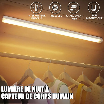 Wiederaufladbare magnetische LED-Leuchten mit intelligentem Sensor, kein Bohren erforderlich