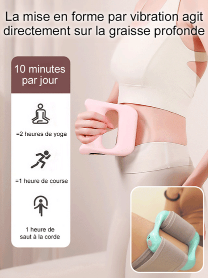 🔥 Vibrationsring-Massagegerät aus Kunststoff für die Faszien [kein Training erforderlich] Abnehmen im Liegen, 10 Minuten täglich, 10 kg Gewichtsverlust in 7 Tagen 🔥 