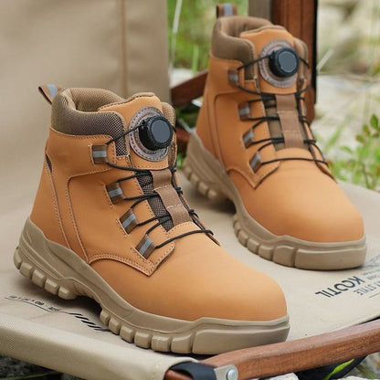 🔥Kostenloser Versand – Unisex S3 leichte, rutschfeste Sicherheitsschuhe ✅👍 mit stoßfesten Zehenkappen, Druck- und Quetschschutz