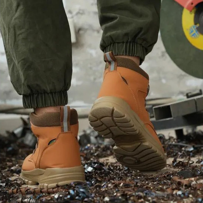 🔥Kostenloser Versand – Unisex S3 leichte, rutschfeste Sicherheitsschuhe ✅👍 mit stoßfesten Zehenkappen, Druck- und Quetschschutz